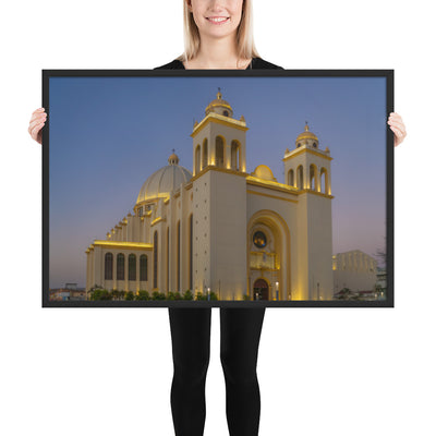 San Salvador Cathedral Framed Matte