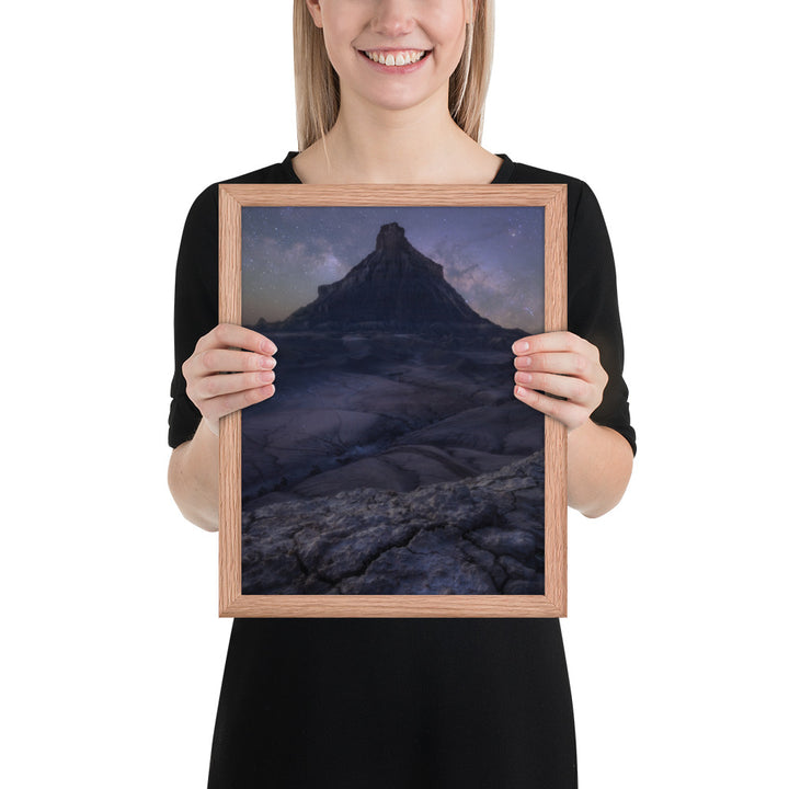 Factory Butte Night Framed Matte