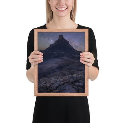 Factory Butte Night Framed Matte