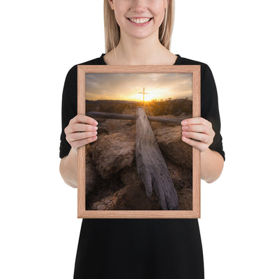 Terlingua Cemetery Sunset Framed Matte