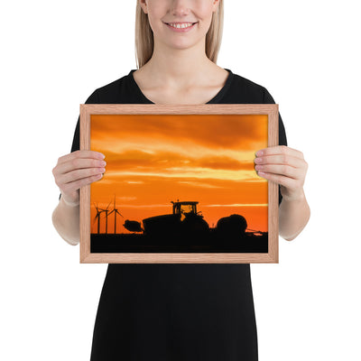 West Texas Tractor Framed Matte