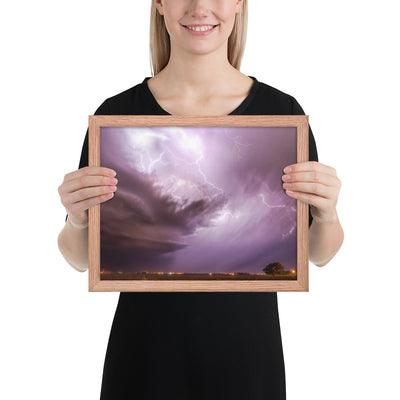 West Texas Lightning Framed Matte