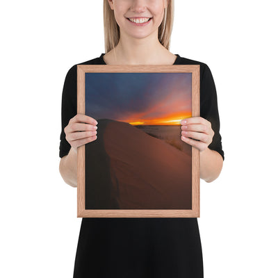 Monahans Sandhills Sunset Framed Matte