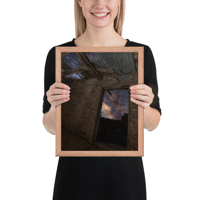 Terlingua Ruins Night Framed Matte