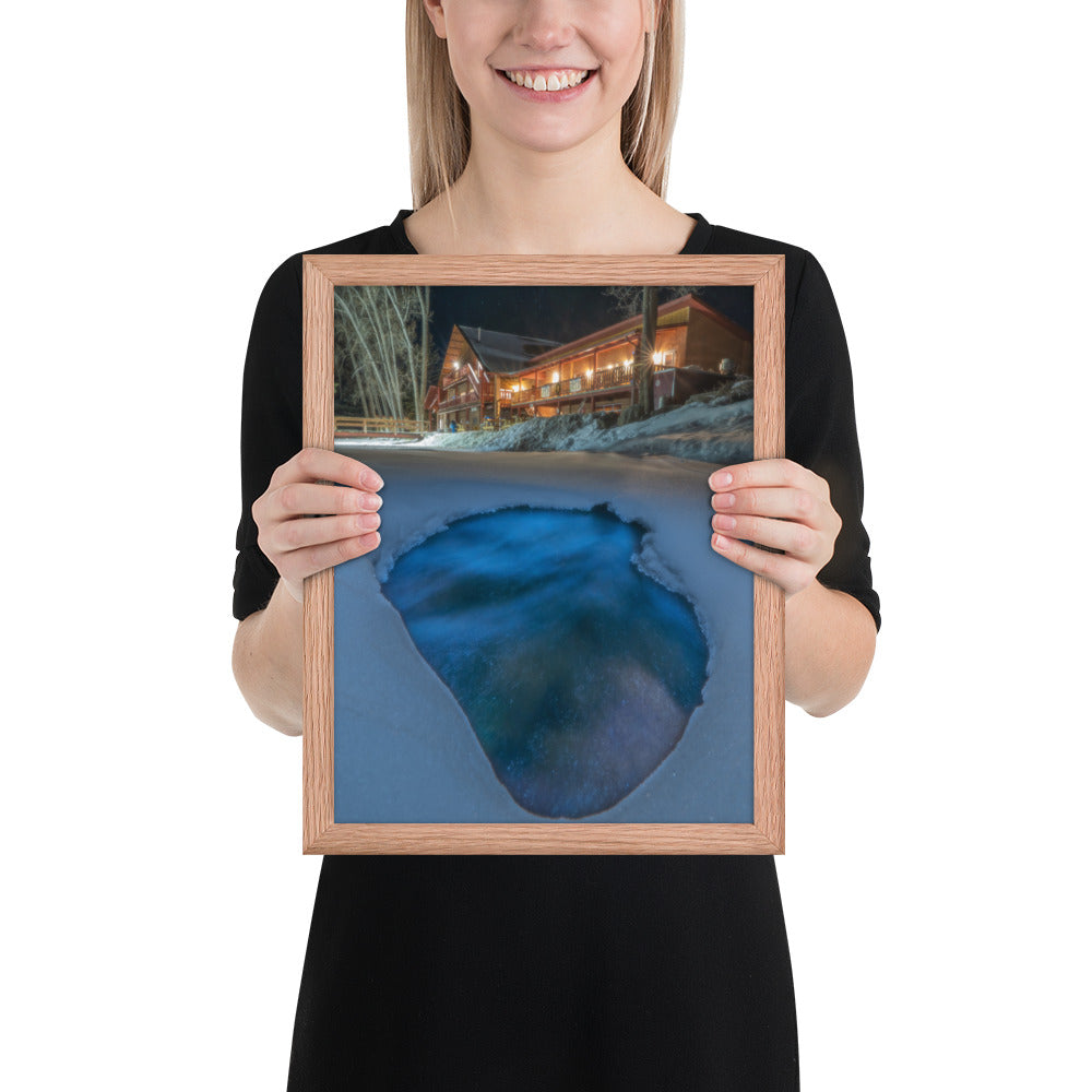 Sipapu Lodge Night Framed Matte