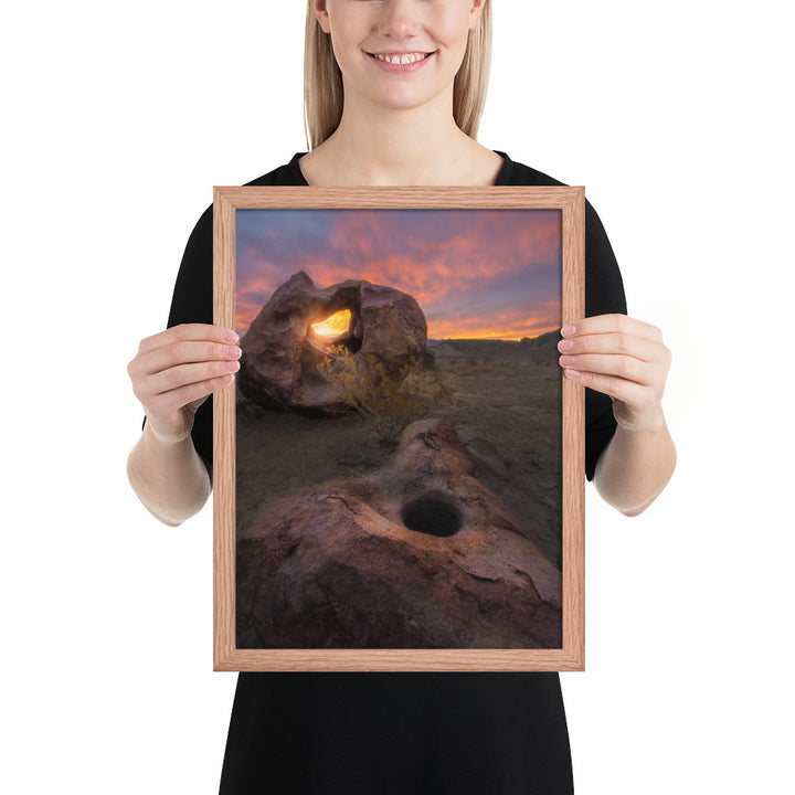 Big Bend Mortar Sunrise Framed Matte