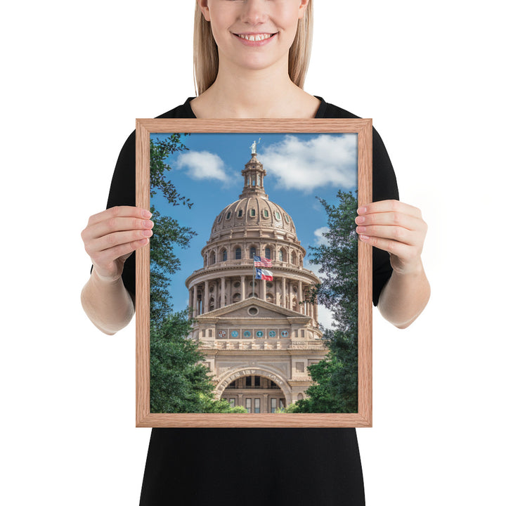 Texas State Capitol Framed Matte