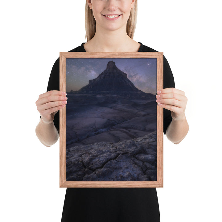 Factory Butte Night Framed Matte