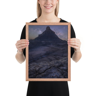Factory Butte Night Framed Matte