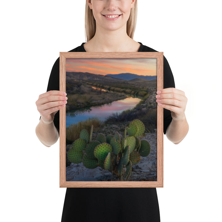 Rio Grande Sunset Framed Matte