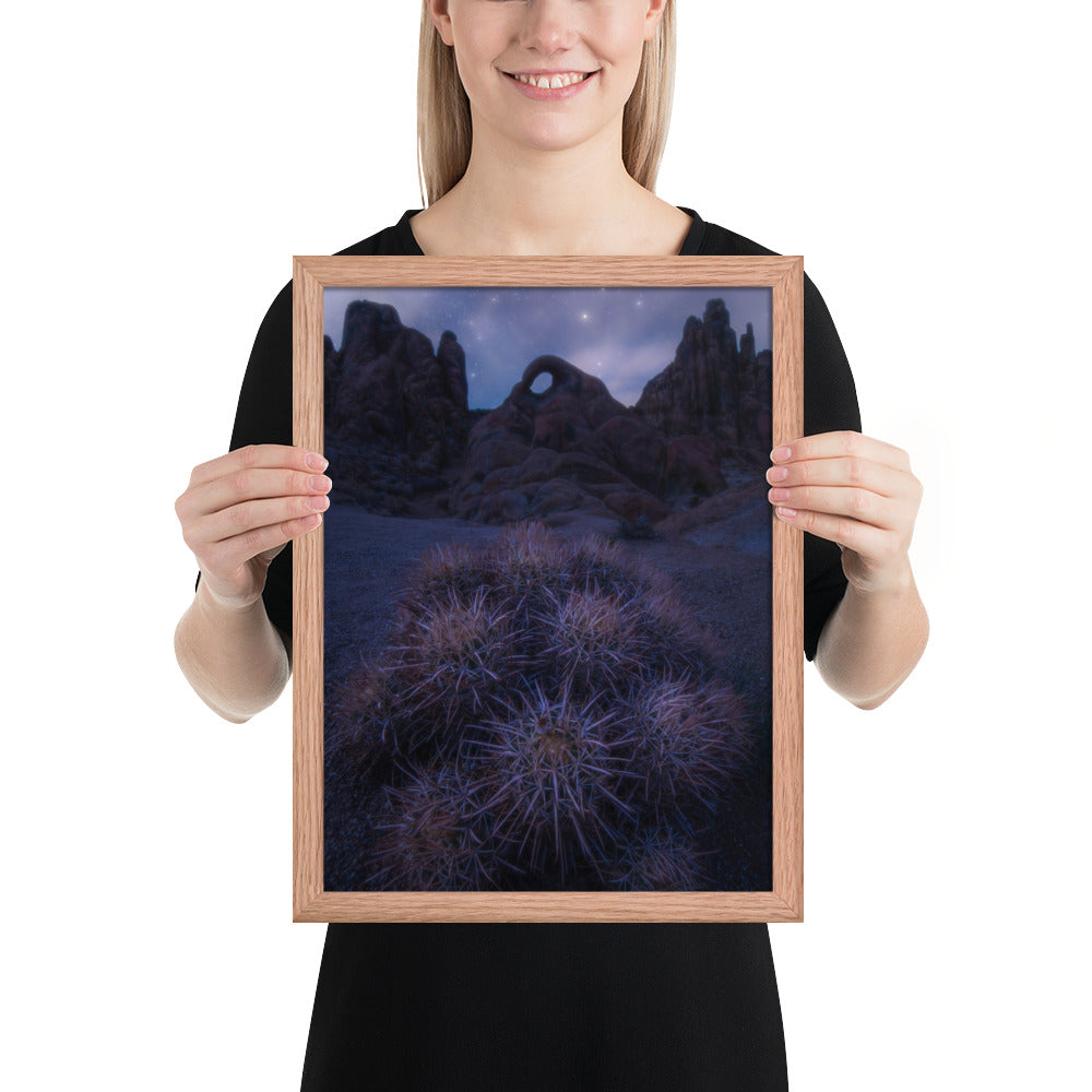 Eye of Alabama Hills Framed Matte