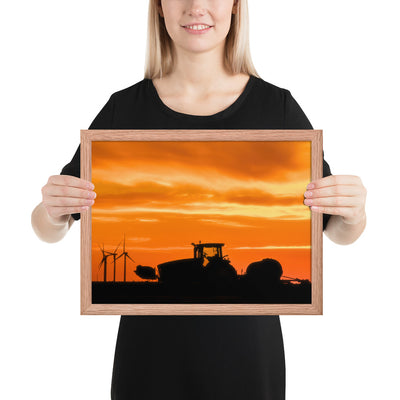 West Texas Tractor Framed Matte