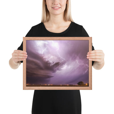 West Texas Lightning Framed Matte