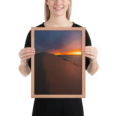 Monahans Sandhills Sunset Framed Matte