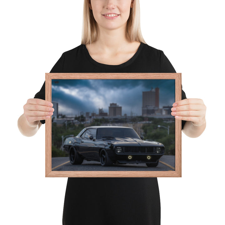 1969 Camaro Dusk Framed Matte