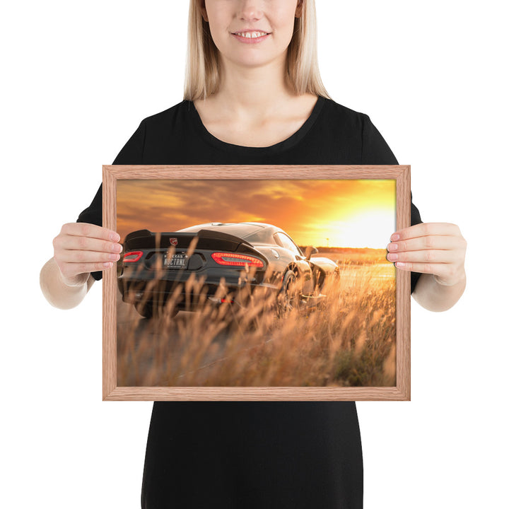ACR Viper Sunset Framed Matte