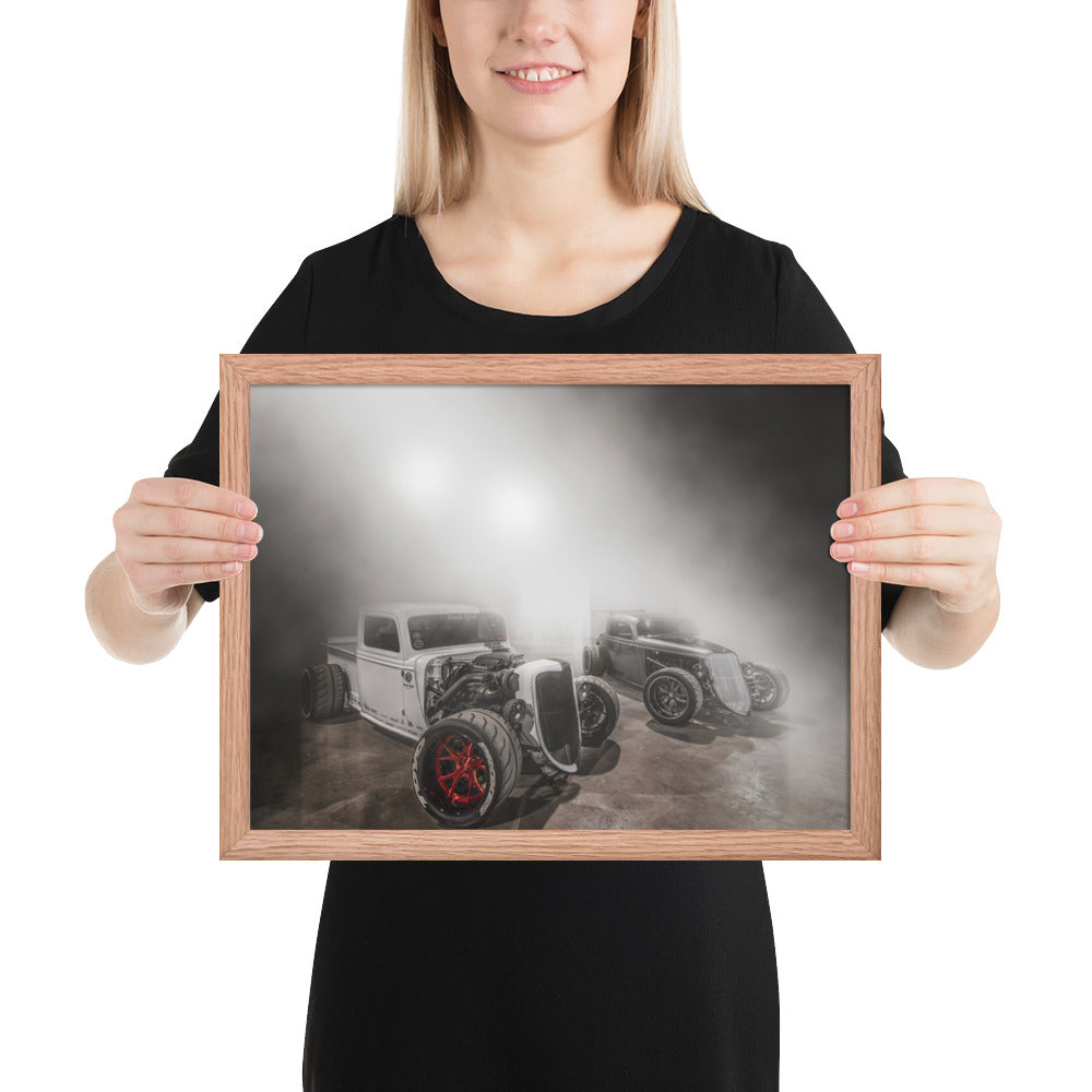 Black Label Ghosts Framed Matte