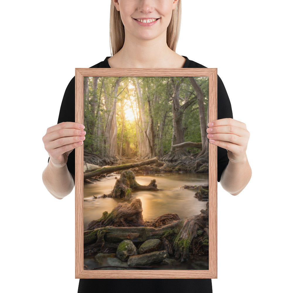 Cibolo Creek Sunset Framed Matte