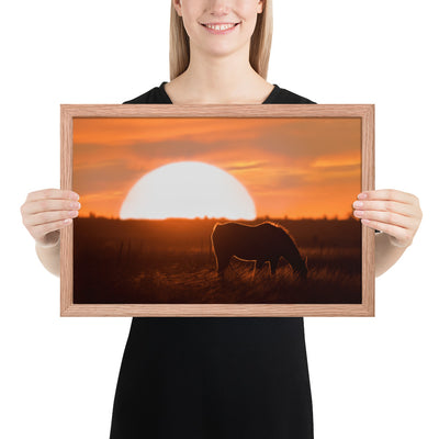 Llano Estacado Horse Framed Matte