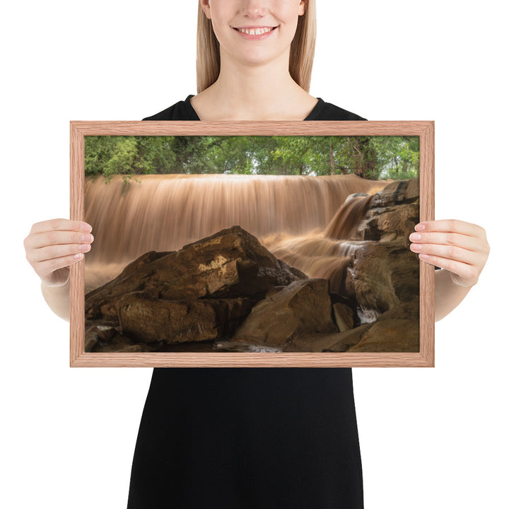 Silver Falls Overflowing Framed Matte