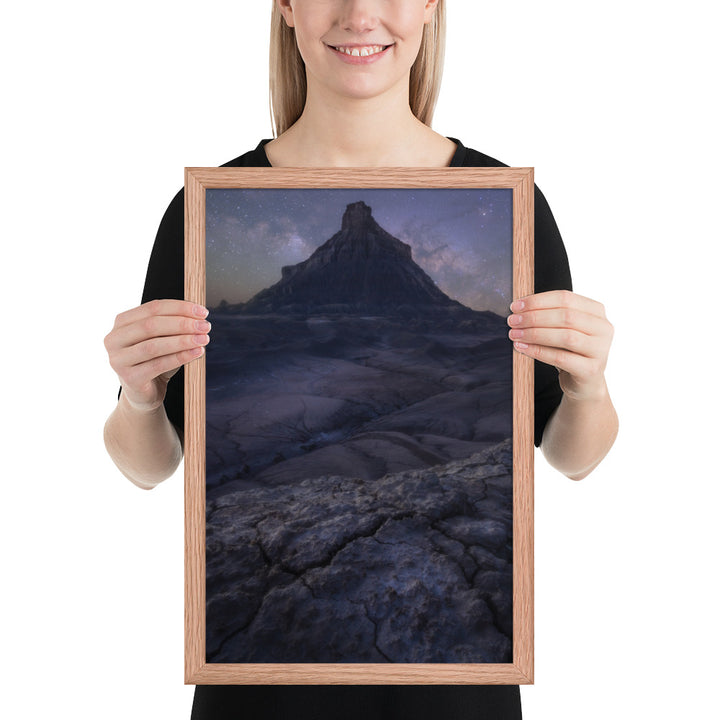 Factory Butte Night Framed Matte