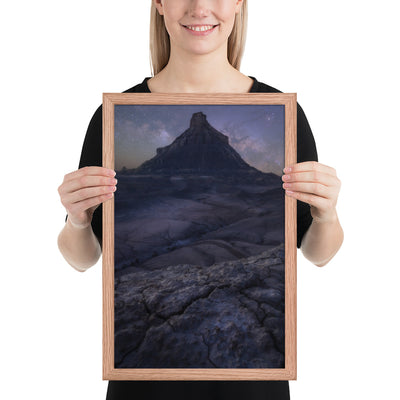 Factory Butte Night Framed Matte