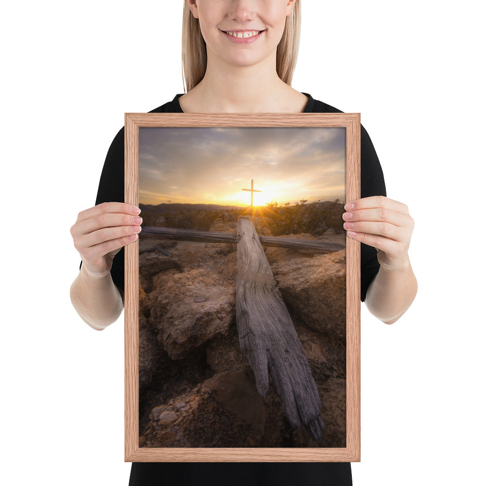 Terlingua Cemetery Sunset Framed Matte