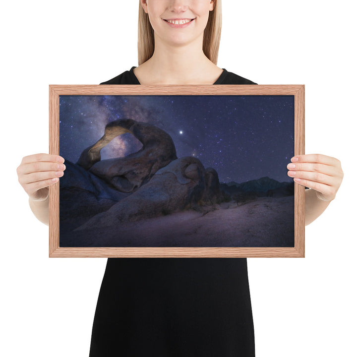Mobius Arch Night Framed Matte