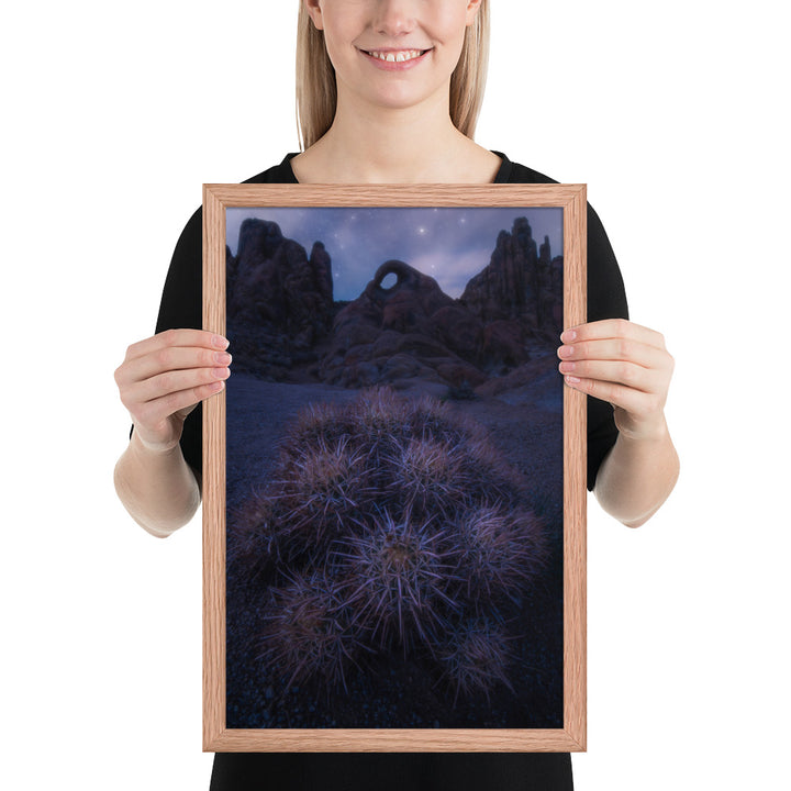 Eye of Alabama Hills Framed Matte
