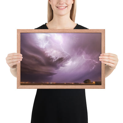 West Texas Lightning Framed Matte