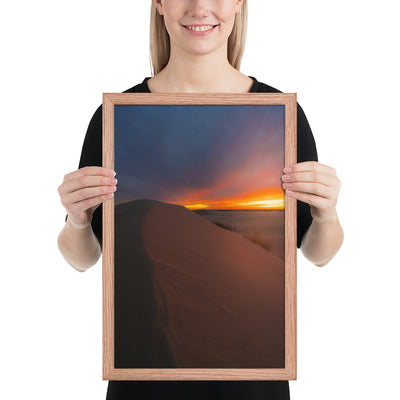 Monahans Sandhills Sunset Framed Matte