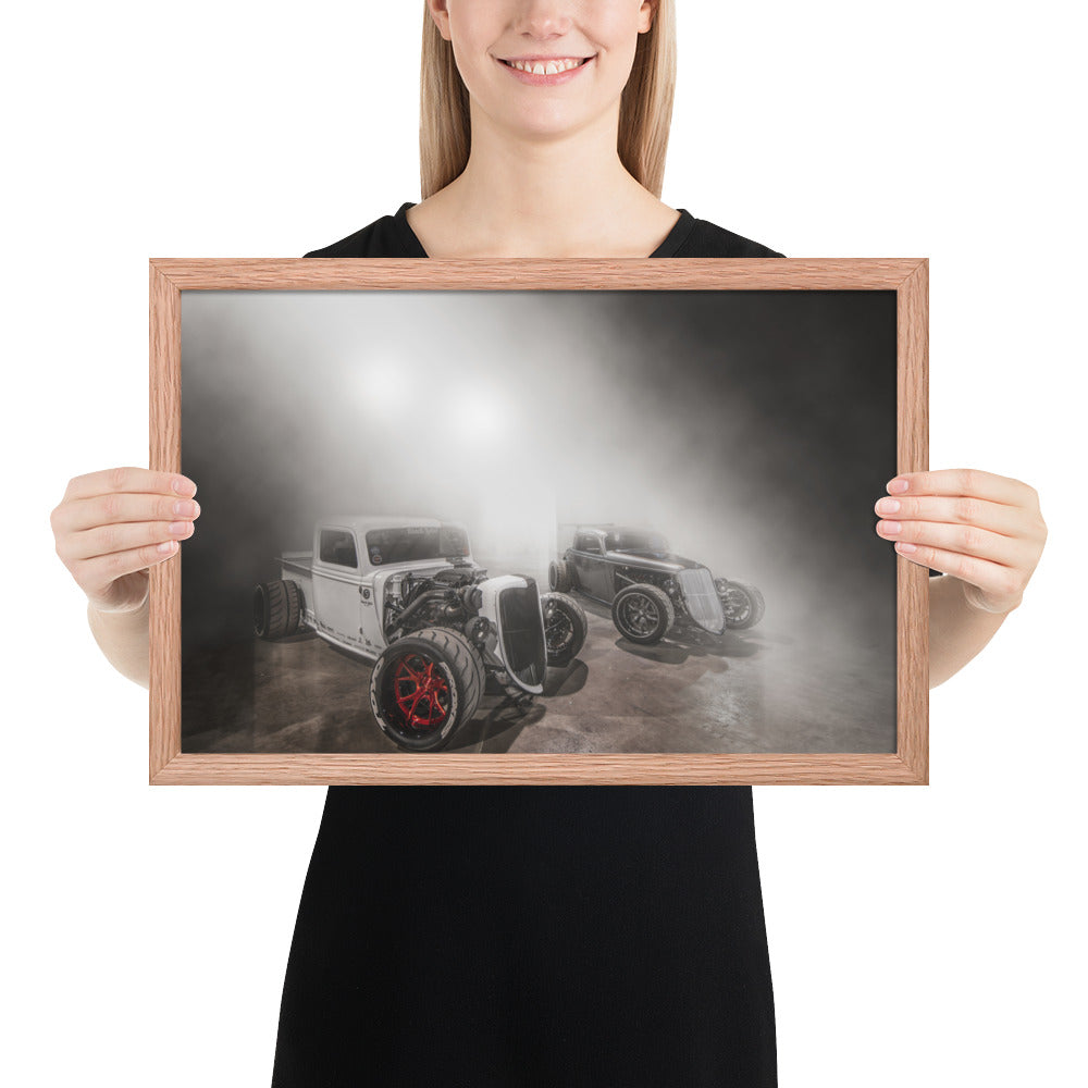 Black Label Ghosts Framed Matte