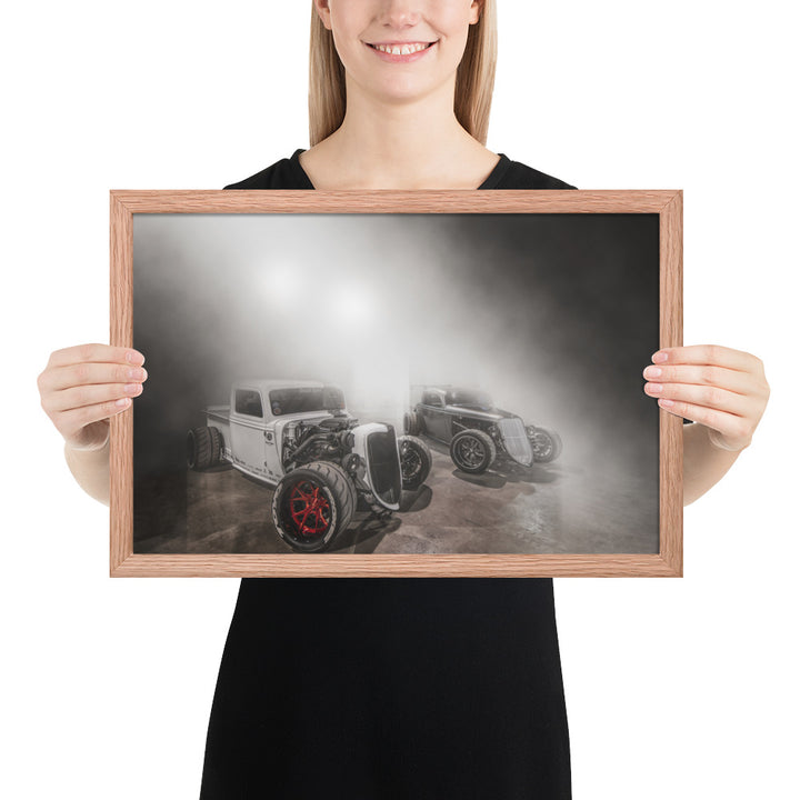 Black Label Ghosts Framed Matte