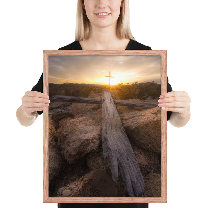 Terlingua Cemetery Sunset Framed Matte