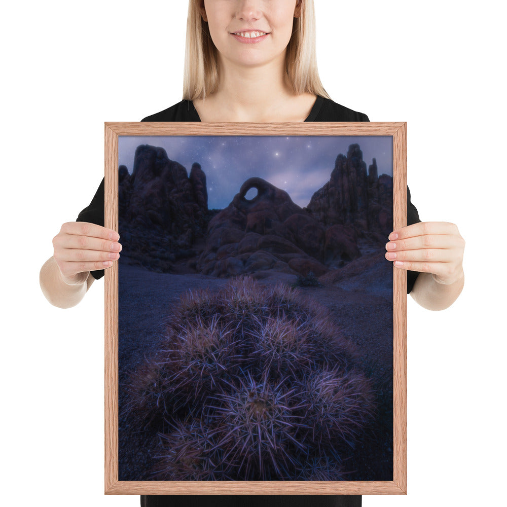 Eye of Alabama Hills Framed Matte