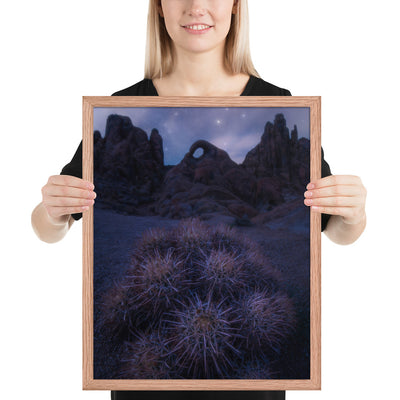 Eye of Alabama Hills Framed Matte