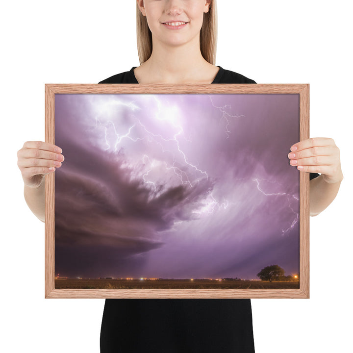 West Texas Lightning Framed Matte