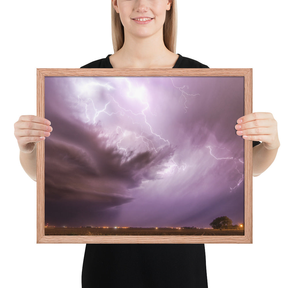West Texas Lightning Framed Matte