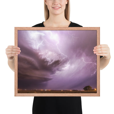 West Texas Lightning Framed Matte