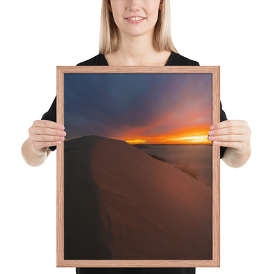 Monahans Sandhills Sunset Framed Matte