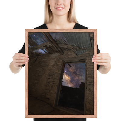 Terlingua Ruins Night Framed Matte