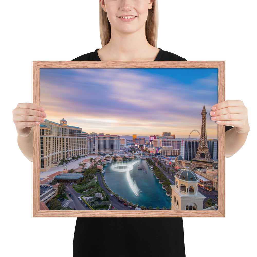 Cosmo Las Vegas Sunset Framed Matte