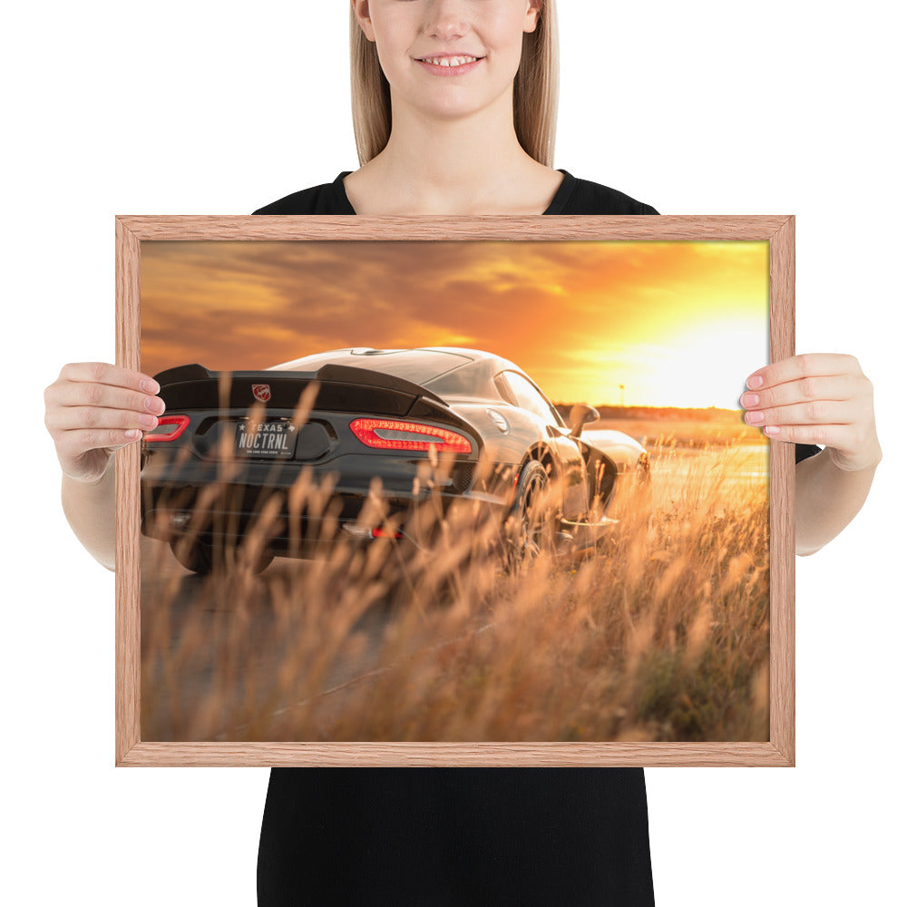 ACR Viper Sunset Framed Matte