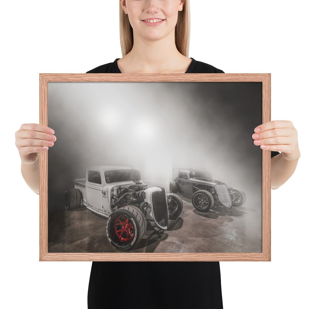 Black Label Ghosts Framed Matte
