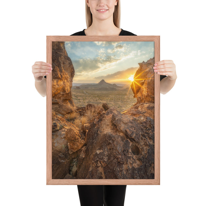 Big Bend Sunset Framed Matte