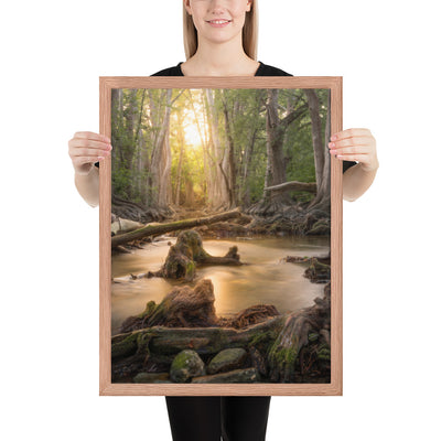 Cibolo Creek Sunset Framed Matte