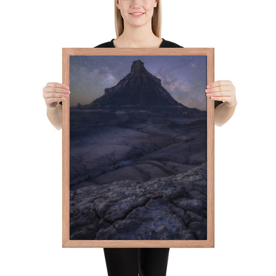 Factory Butte Night Framed Matte