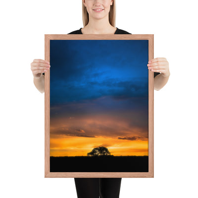 Texas Panhandle Sunset Framed Matte