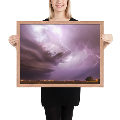 West Texas Lightning Framed Matte
