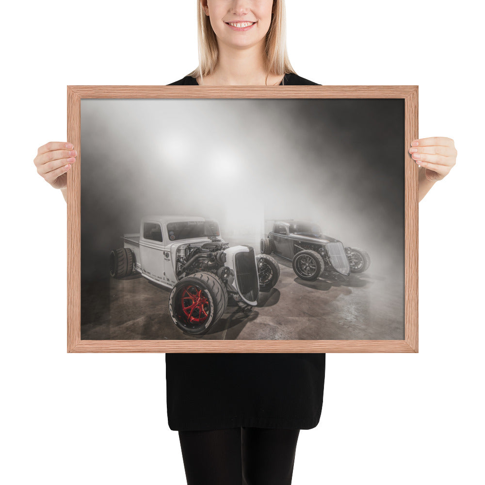 Black Label Ghosts Framed Matte
